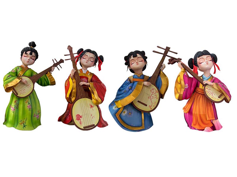 The Four Wonders of Music Lantern Artworks are Stunningly Launched