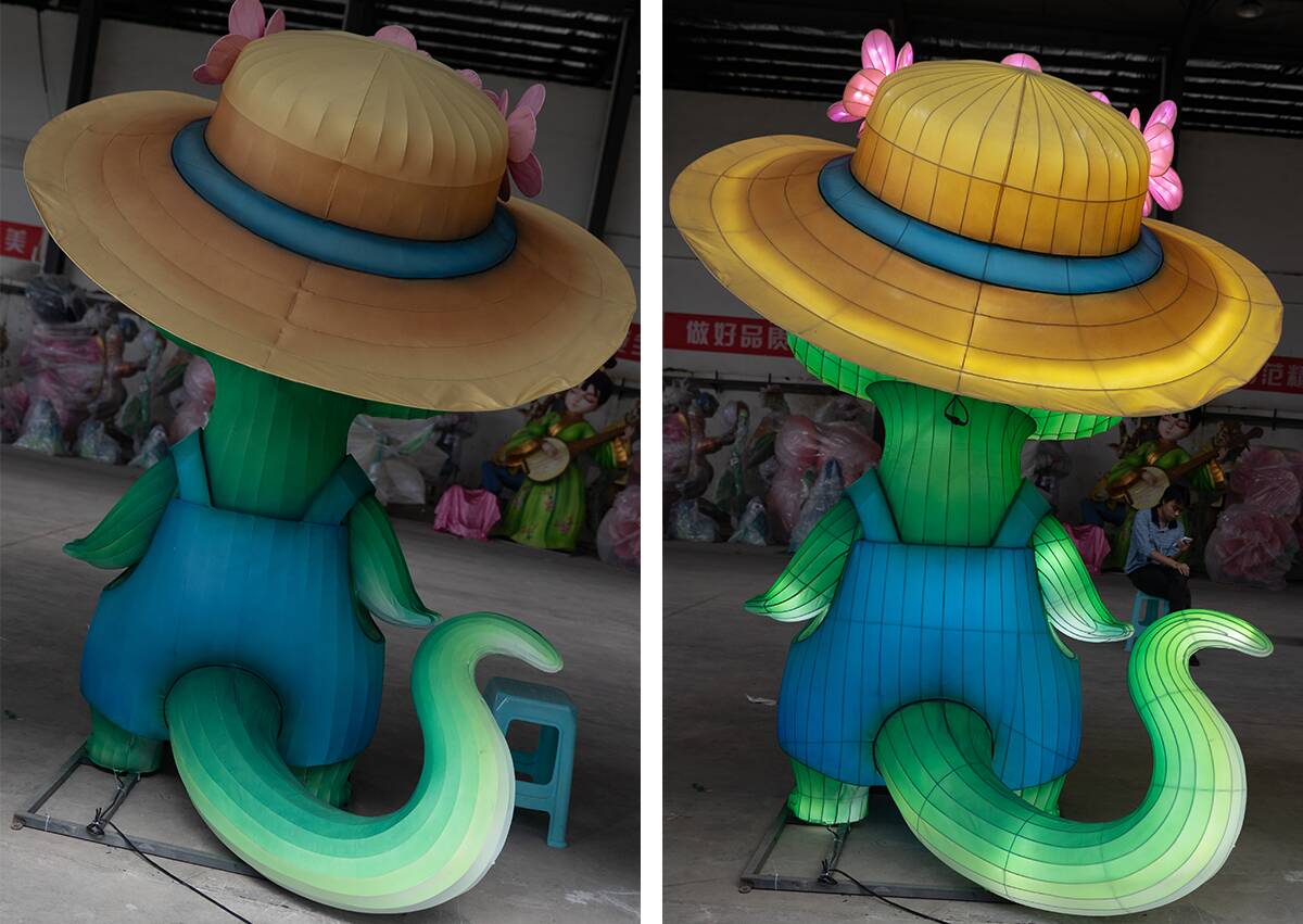 Lantern Artistry: The Enchanted Serpent in a Straw Hat(图6)