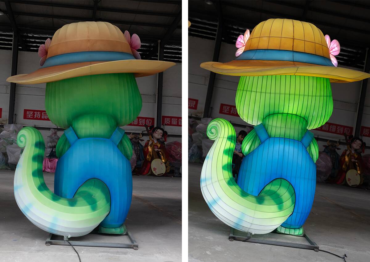 Lantern Artistry: The Enchanted Serpent in a Straw Hat(图3)