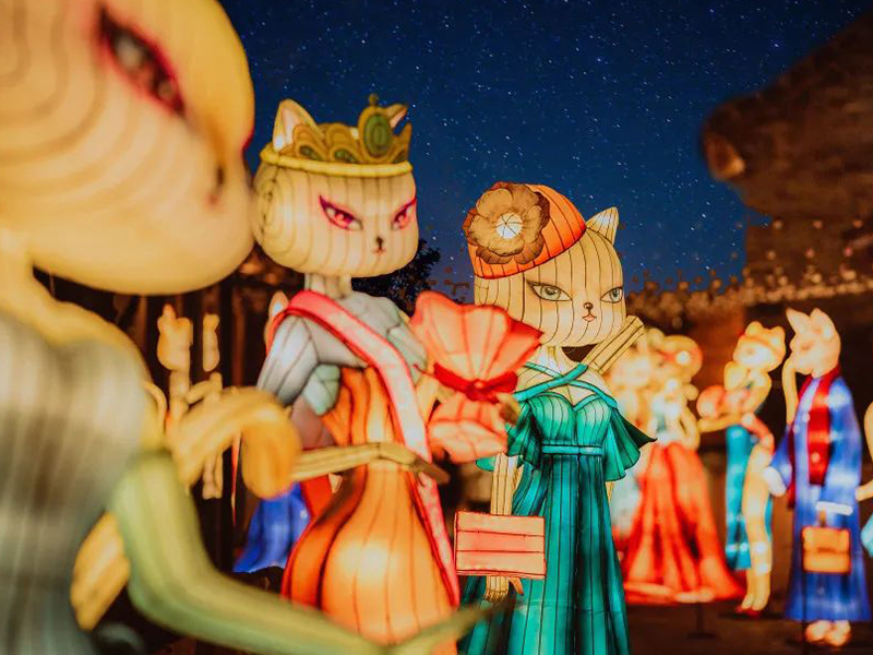 Using Lanterns to Depict Emotions and Build a Dream of Loving Pets